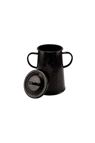 Perfect Home Oală emailată, neagră, 2 litri