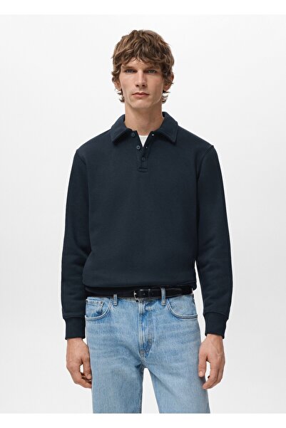 MANGO Man Regular kesim polo sweatshirt
