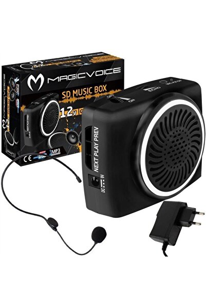 MagicVoice MV-17450 USB-SD Kart Girişli Şarjlı Mini Seyyar Rehber Anfisi