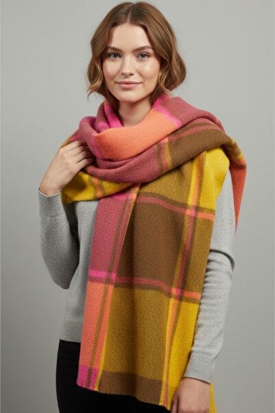 Gubo Women's Shawl Acrylic Multicolor 60X190