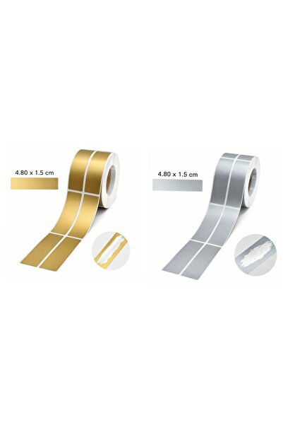 WOYZELL 25 Adet Altın veya Gümüş Renkli Kazı-Kazan Etiketi – Scratch Sticker ...
