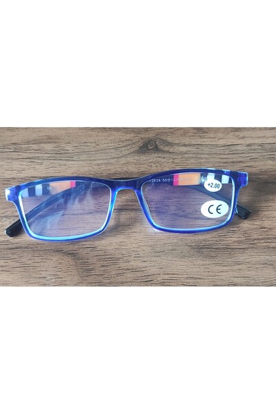 Game نظارات قراءة بدون وصفة طبية باللون الأزرق رقم 2 مع مفصل زنبركي