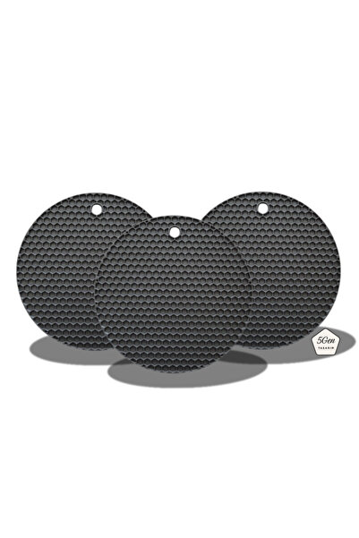 5Gen Tasarım 3 bucăți de suporturi din silicon gri, pentru grătar și prăjitur...