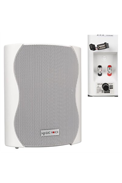 MagicVoice F-LHY4S 4" (10 CM) Hat Trafolu Duvar Tipi Sütun Hoparlör (10W RMS ...