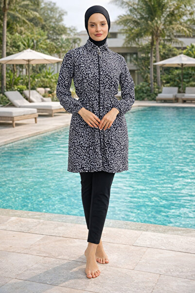 LEOMA Μαγιό με φερμουάρ που στεγνώνει γρήγορα και πλήρως κλειστό