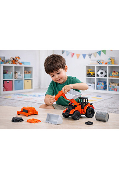 Kartoy Çılgın Dozer Kırmızı