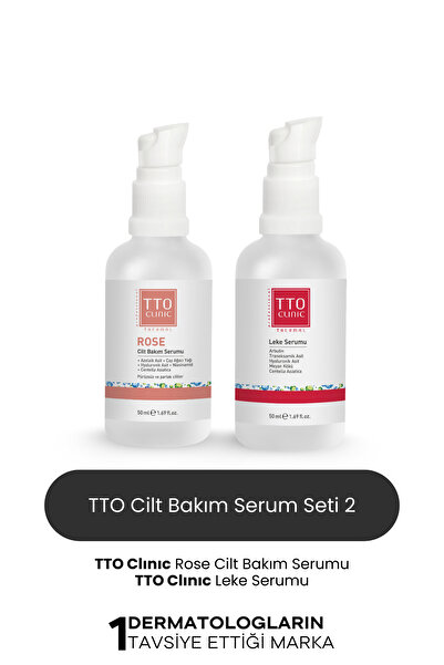 TTO Roza ve Leke Serumu 2'li Set
