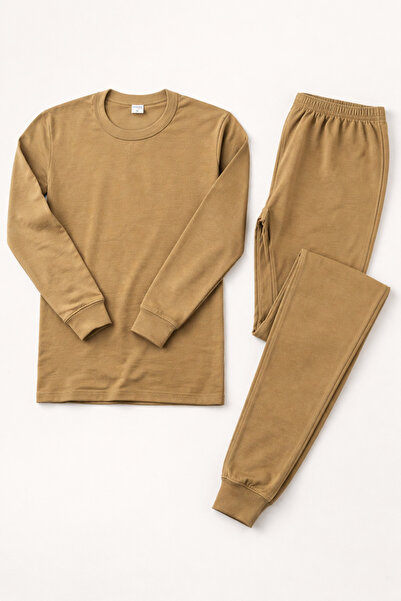 SINGLE SWORD Erkek Bej Şardonlu Içlik Takım