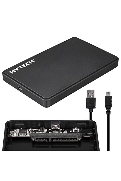Hytech Hy-Hdc21 2.5” USB 2.0 Sata External Hard Disk Case Black