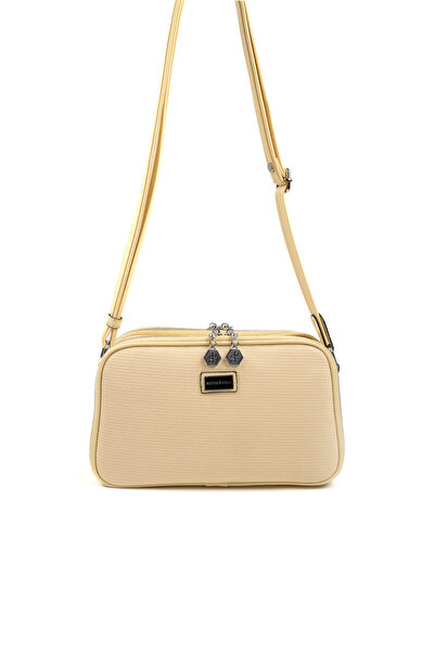 Silver Polo Geantă galbenă pentru femei SP899