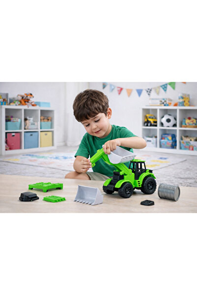 Kartoy Çılgın Dozer Yeşil
