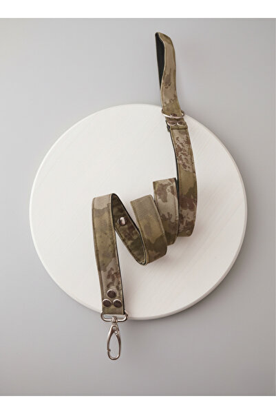 balkonda Dog Walking Leash Collar 2.5 cm Width Patterned Column Cord Camouflage