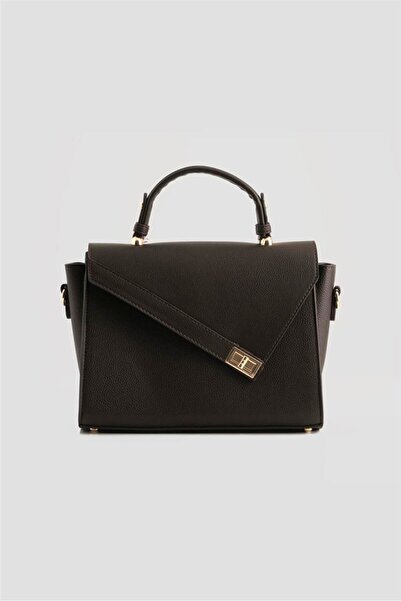 Armine Women's brown lockable crossbody hand & shoulder bag 405