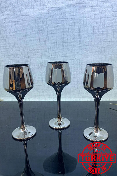 Heda Porselen طقم فناجين قهوة بلاتينيوم مكون من 6 قطع