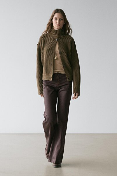 Massimo Dutti Geniş paça pantolon