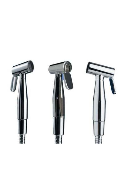 BOLD Topaz Brass Bidet Shattaf – Handheld Adjustable Sprayer with Chrome Finish and Hot / Cold Control