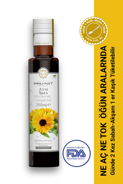 İmmu-Nat Aynı Safa Bitkisel Sıvı Ekstraktı 250 ml - Takviye Edici Gıda