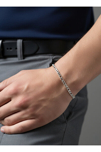 EFAYNU سوار من الفولاذ للجنسين، سوار من الفولاذ المقاوم للتشويه، سوار مركب