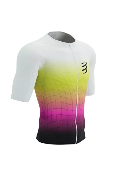 Compressport Tricou alergare dama Tri Postural Aero SS 2024-Galben/Roz-M