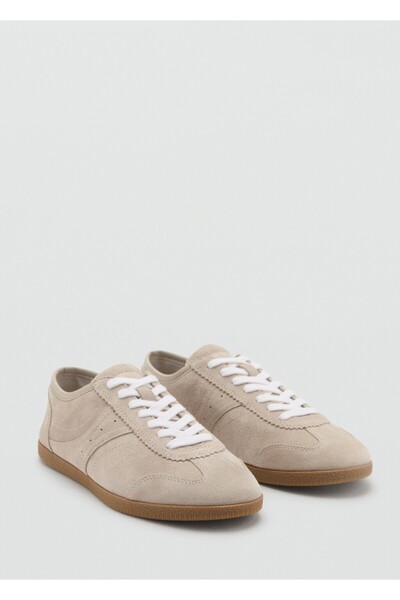 MANGO Woman Süet spor ayakkabı