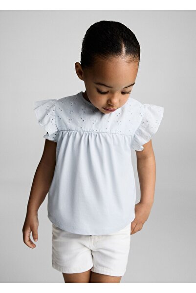 MANGO Baby T-Shirt mit Lochdetail