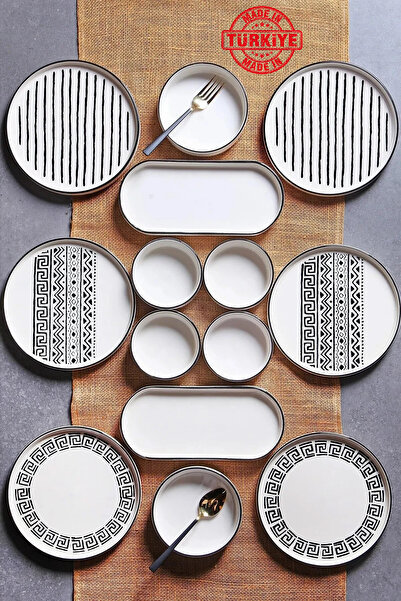 Kitchen Life 14 Pieces Stackable Sio Savior Breakfast Set for 6 Persons (Made...