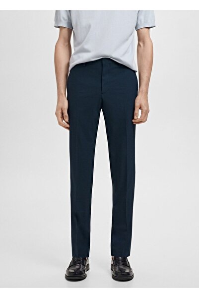 MANGO Man Süper slim fit streç kumaştan kumaş pantolon