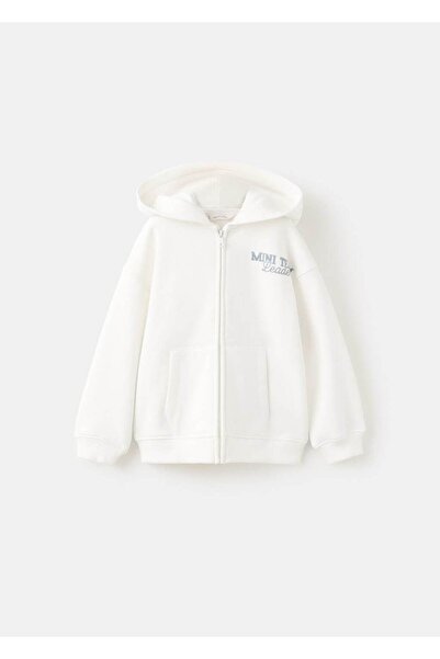 MANGO Baby Desenli kapüşonlu sweatshirt