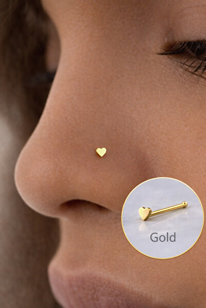 Sacce Scarves&Accessories Mini Kalpli 316 L Çelik Hızma Gold Renk