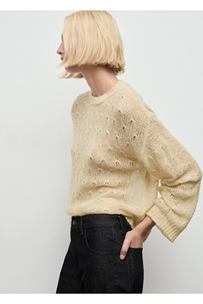 MANGO Woman Ajur örgü kazak