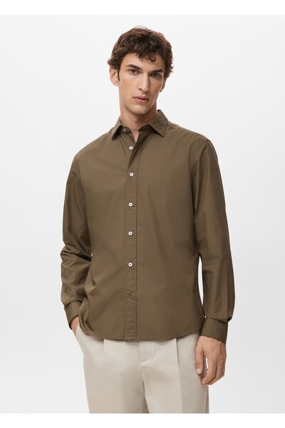 MANGO Man Regular fit %100 pamuklu gömlek