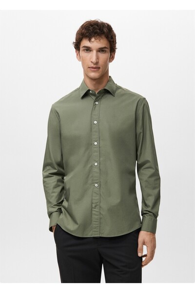 MANGO Man Regular fit %100 pamuklu gömlek