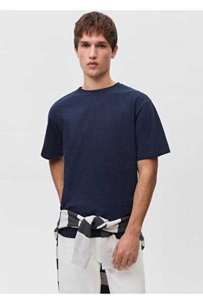 Mango Teen Kıvrık kollu tişört