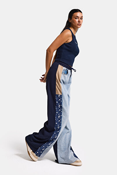 it's basic Blugi de damă din țesătură de culoare denim Pantaloni de denim cu ...