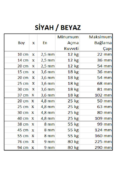 Pemsan (25 Adet) 55cm X 8mm Plastik Cırt (kablo Bağı) Siyah