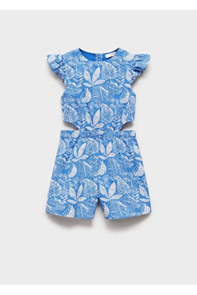 MANGO Kids Overall mit Lochmuster