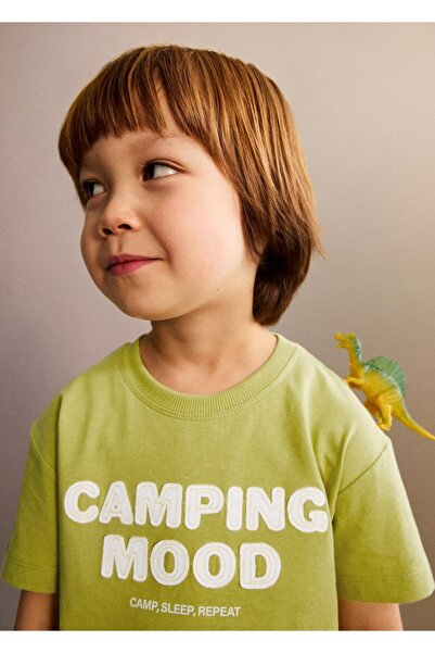 MANGO Baby Kısa kollu desenli tişört