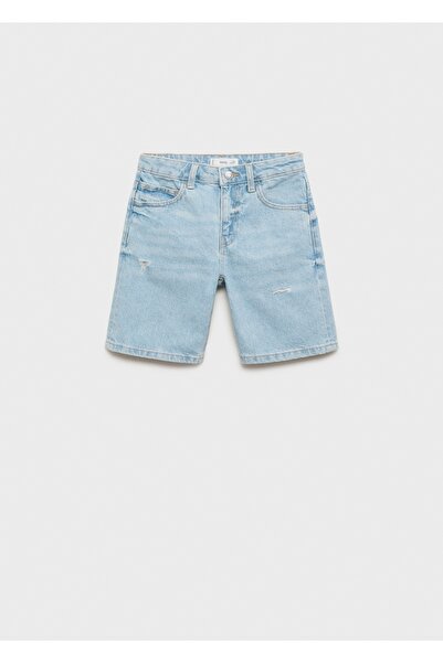 MANGO Kids Denim bermuda şort