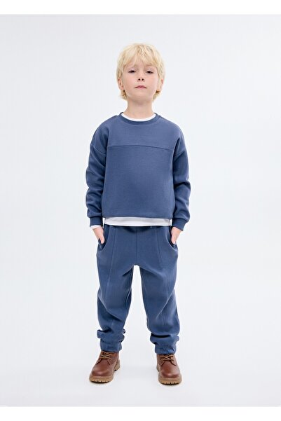 MANGO Baby Geniş kesim koton sweatshirt