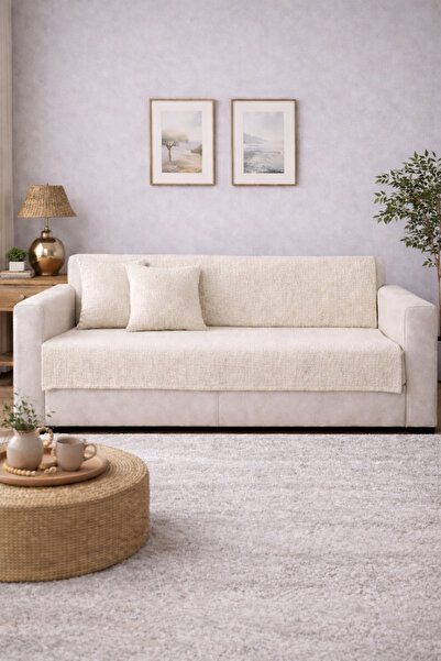NazeninHome Sofa Cover |   Muslin Sofa Cover 180 X 220 |   2 Floors |   Throw...