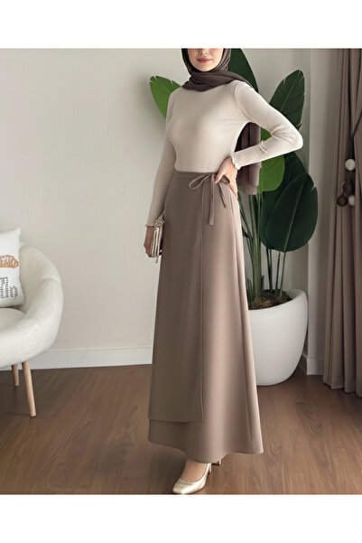 BENAHOLL تنورة مزدوجة مع أربطة جانبية - GS3788 V,ZON