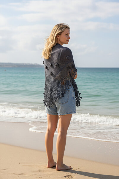 El örgüsü Yadicrochetorgu شال محبوك يدويًا