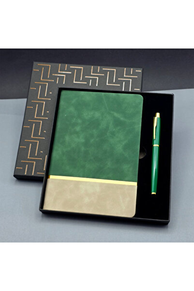 Skygo Soft Undated Leather Notebook Pen