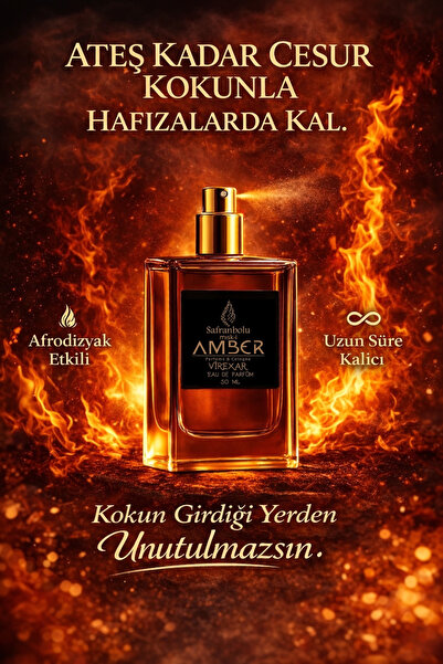 safranbolu miski amber Baştan Çıkarıcı, Etkileyici, Ateş Erkek Parfümü