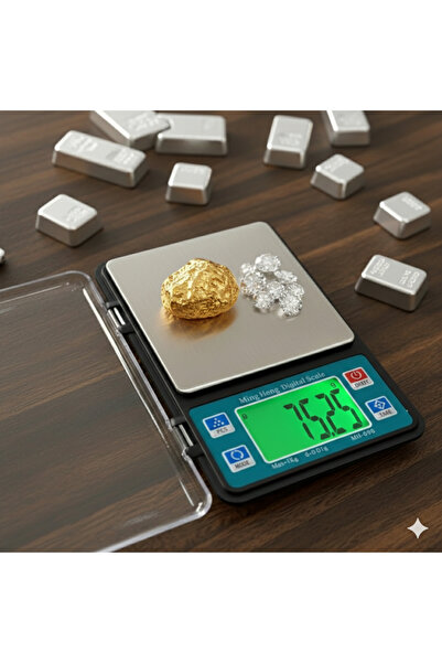 Brader Hassas Terazi Kuyumcu Ve Eczane Epoksi Tartısı 1kg-0,01 Net Hassasiyet