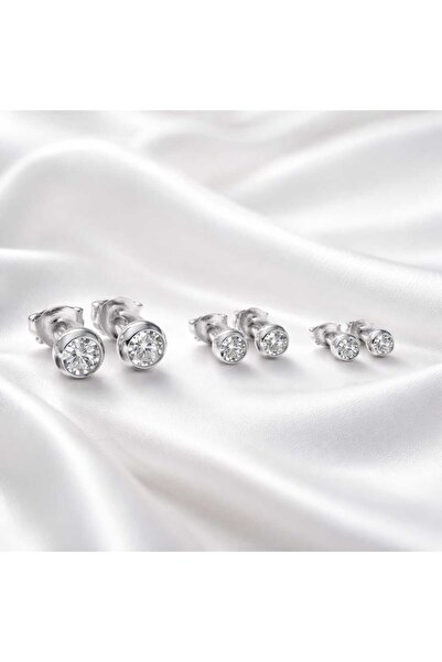 Öte Beri Vip Steel, Non-Tarnish, 3mm 4mm 5mm Bulk Zircon Stone 3 Pairs Nail E...