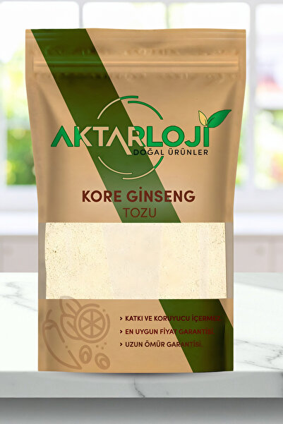 aktarloji 1 Kg Kırmızı Kore Ginsengi Tozu / Panax Ginseng Kökü Tozu - Katkısı...