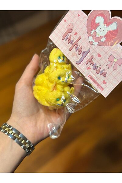 Pofika Kedi Fiğürlü Üçlü Yapışık Sukuşi Stres Oyuncağı Squishy Moj moj 8 CM 1...