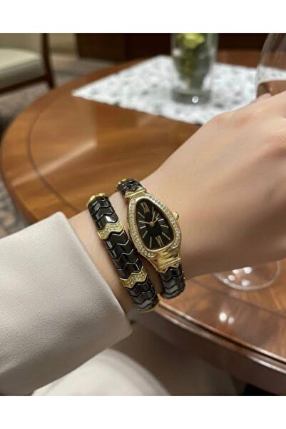 SaatMarket yılan model bileğe dolamalı kadınkol saati