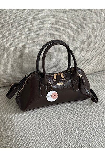 BAGLOVİS Bright Brown Blnci Stylish and Simple Women's Hand/Shoulder Bag En28...